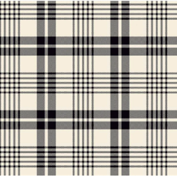 ROOSTER FARM BLACK PLAID