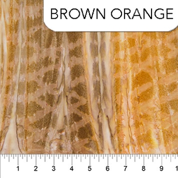 BRUSHSTROKE BROWN ORANGE