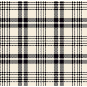 ROOSTER FARM BLACK PLAID